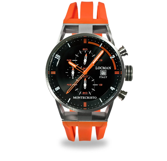 Orologio Locman Uomo Montecristo in Acciaio 051000BKFOR0GOO - 051000BKFOR0GOO